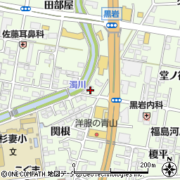 グランママ福島店周辺の地図