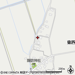 新潟県五泉市東四ツ屋567周辺の地図