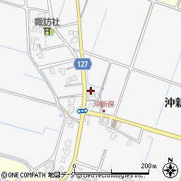 新潟県新潟市南区沖新保292周辺の地図