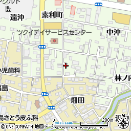 福島県福島市黒岩林ノ内2-10周辺の地図