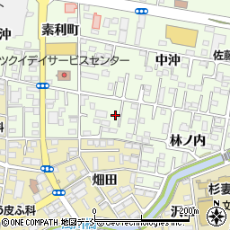 福島県福島市黒岩林ノ内7-4周辺の地図