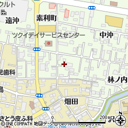 福島県福島市黒岩林ノ内2-3周辺の地図