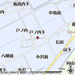 福島県福島市荒井戸ノ内下周辺の地図