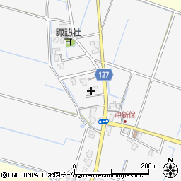 新潟県新潟市南区沖新保295周辺の地図