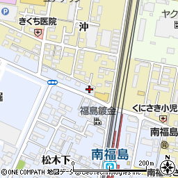 ドラッグストア薬師堂南福島店周辺の地図