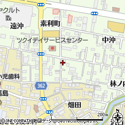 福島県福島市黒岩林ノ内1周辺の地図