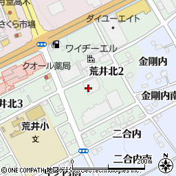 シーピー加工株式会社　福島・上名倉工場周辺の地図