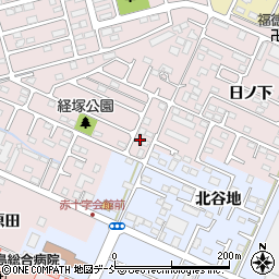 福島県福島市大森経塚6-9周辺の地図