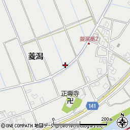 新潟県新潟市南区菱潟448周辺の地図