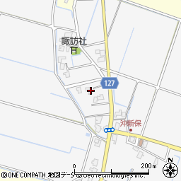 新潟県新潟市南区沖新保297周辺の地図