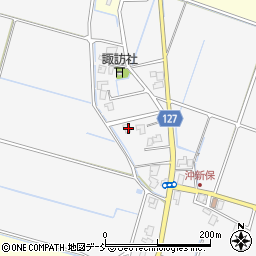 新潟県新潟市南区沖新保398周辺の地図