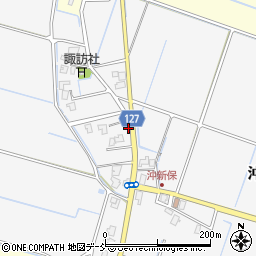 新潟県新潟市南区沖新保83周辺の地図