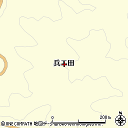 福島県伊達市月舘町布川兵エ田周辺の地図