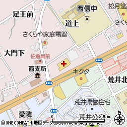 コメリハード＆グリーン上名倉店周辺の地図