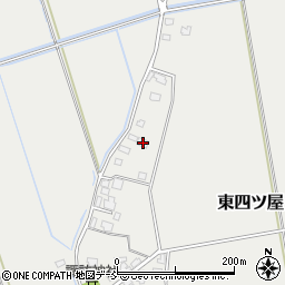 新潟県五泉市東四ツ屋557周辺の地図