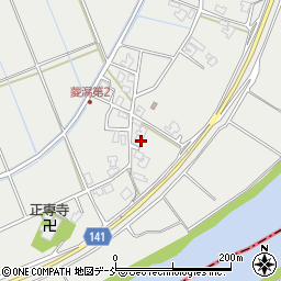 新潟県新潟市南区菱潟775周辺の地図