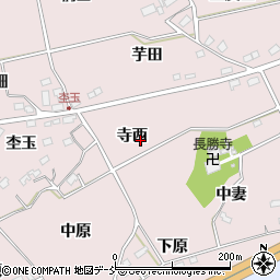 福島県福島市上名倉寺西周辺の地図