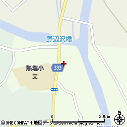 福島県喜多方市熱塩加納町山田（堂ノ下）周辺の地図
