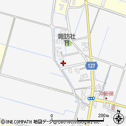 新潟県新潟市南区沖新保125周辺の地図