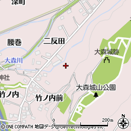 福島県福島市大森（西表）周辺の地図