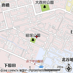 福島県福島市大森経塚6-15周辺の地図