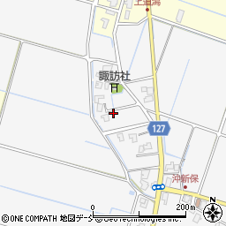 新潟県新潟市南区沖新保124-3周辺の地図