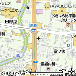 すき家４号福島黒岩店周辺の地図