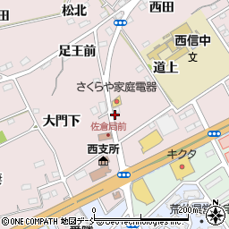 福島県福島市上名倉妻下49-8周辺の地図