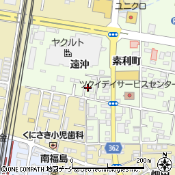 福島県福島市黒岩遠沖10周辺の地図