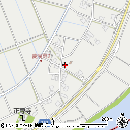 新潟県新潟市南区菱潟801周辺の地図