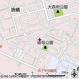 福島県福島市大森経塚6-19周辺の地図