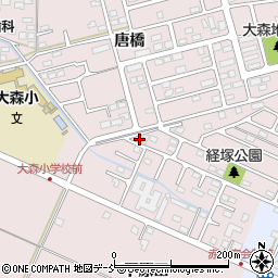福島県福島市大森経塚52周辺の地図