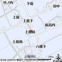 福島県福島市荒井（上庭前）周辺の地図