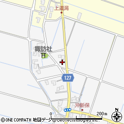 新潟県新潟市南区沖新保256周辺の地図