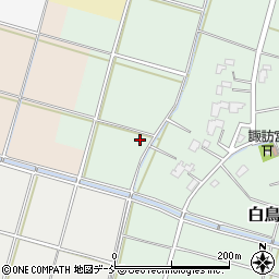 新潟県新潟市西蒲区白鳥周辺の地図