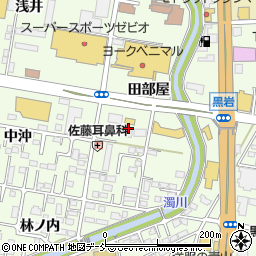 福島県福島市黒岩田部屋19周辺の地図