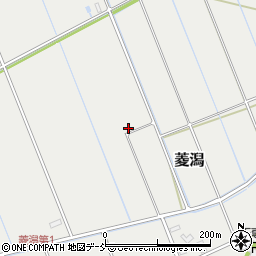 新潟県新潟市南区菱潟2471周辺の地図