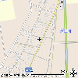 新潟県五泉市中川新2398周辺の地図