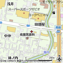 福島信用金庫南支店周辺の地図