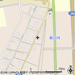 新潟県五泉市中川新26周辺の地図