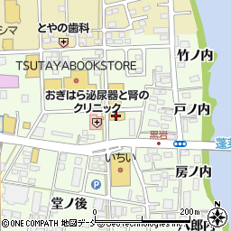 ブックオフ福島南店周辺の地図