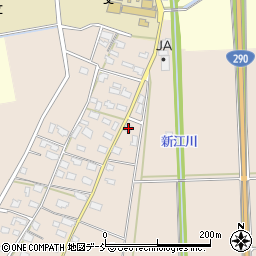 新潟県五泉市中川新343周辺の地図