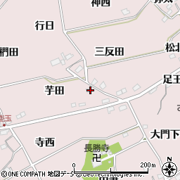 福島県福島市上名倉芋田1周辺の地図