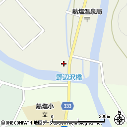 福島県喜多方市熱塩加納町熱塩前田周辺の地図
