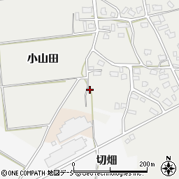 小山田観音堂周辺の地図