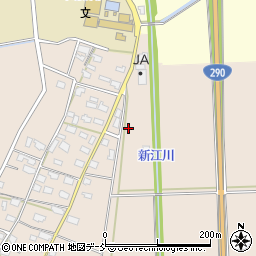 新潟県五泉市中川新373周辺の地図