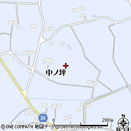 福島県南相馬市鹿島区山下（中ノ坪）周辺の地図