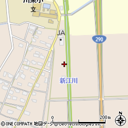新潟県五泉市中川新374周辺の地図