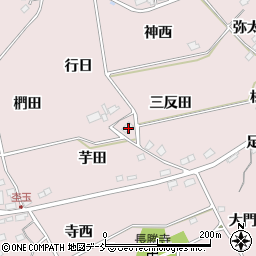 福島県福島市上名倉芋田34-1周辺の地図