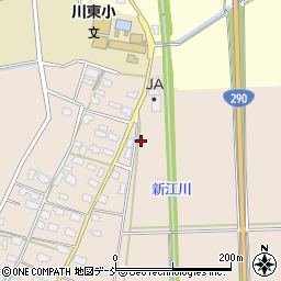 新潟県五泉市中川新375-2周辺の地図